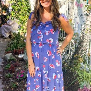 Jessica Simpson spaghetti strap spring dress Large